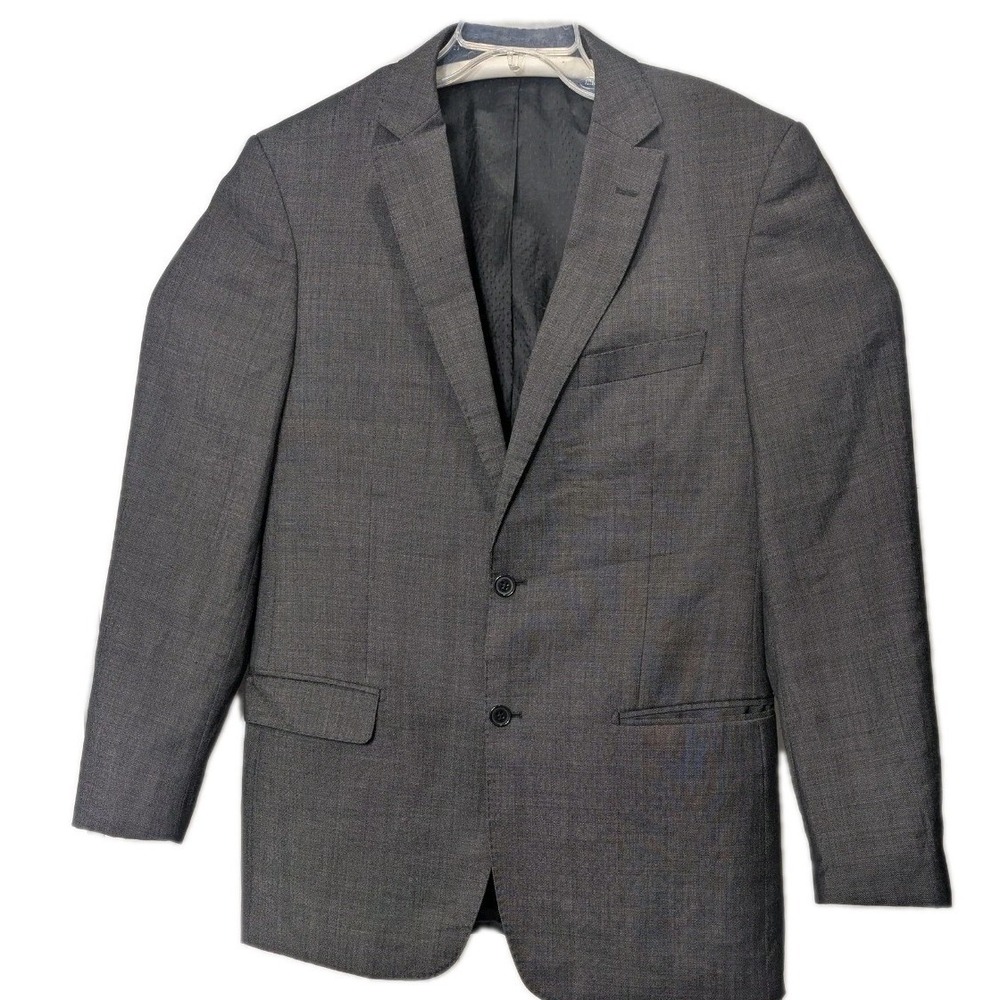 Mantoni Super 140's 100% Virgin Wool Gray Blazer Sport Coat Suit Jacket Itatly